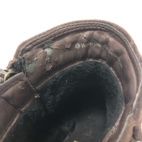 Blondo Waterproof Suede Ankle Boots Size 9.5 Boho Granola Girl Western Country - Picture 12 of 14